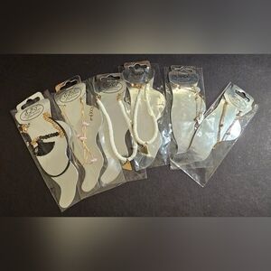 Bundle of Ankle Bracelets.